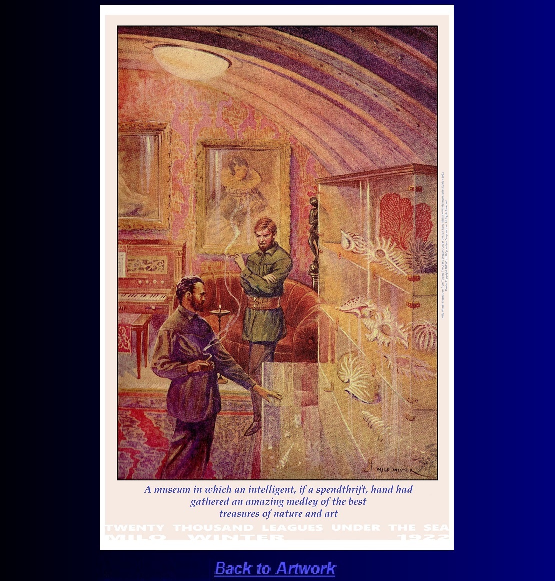 Portrait poster: A museum in which an intelligent, if a spendthrift, hand by Milo Winter